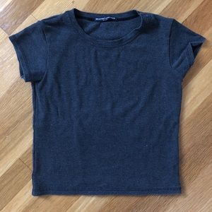 Brandy Melville Grey Crop Top
